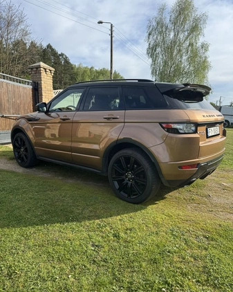 Land Rover Range Rover Evoque cena 99900 przebieg: 146000, rok produkcji 2014 z Lubsko małe 781